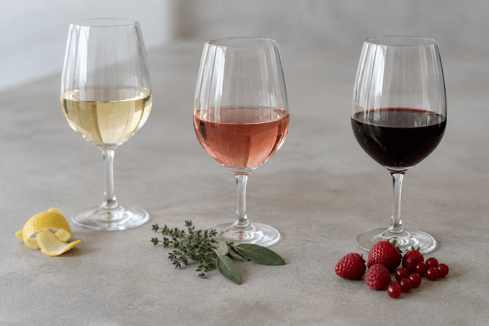 Weinaromen und drei Weinstile im sensorischen Vergleich